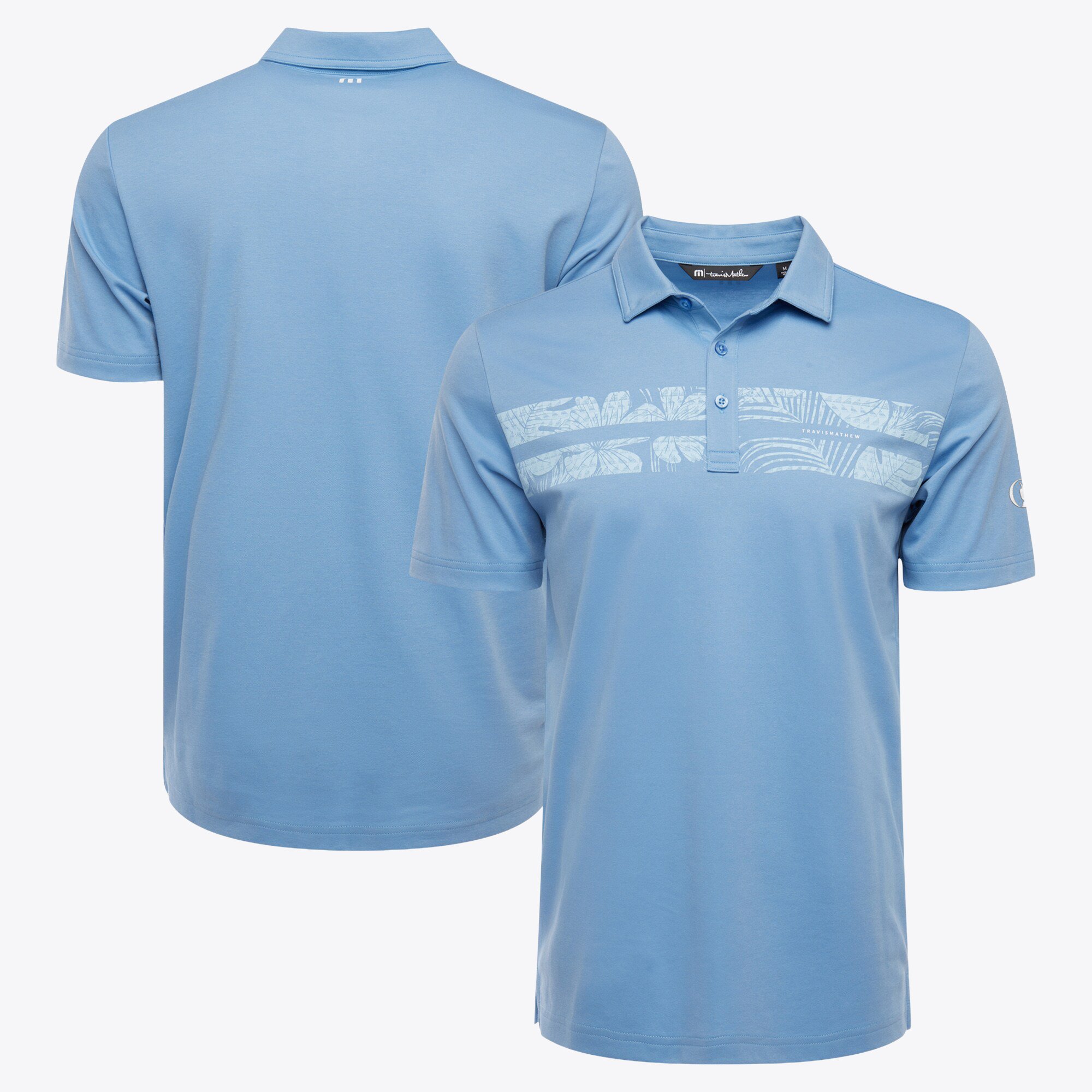 Polo Open Travis Mathew Leid Back - Blu