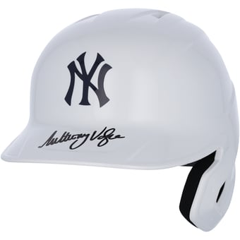 Anthony Volpe New York Yankees Autographed Alternate Chrome Replica Batting Helmet - Fanatics Exclusive
