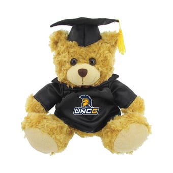 UNCG Spartans 12'' Graduation Plush Bear