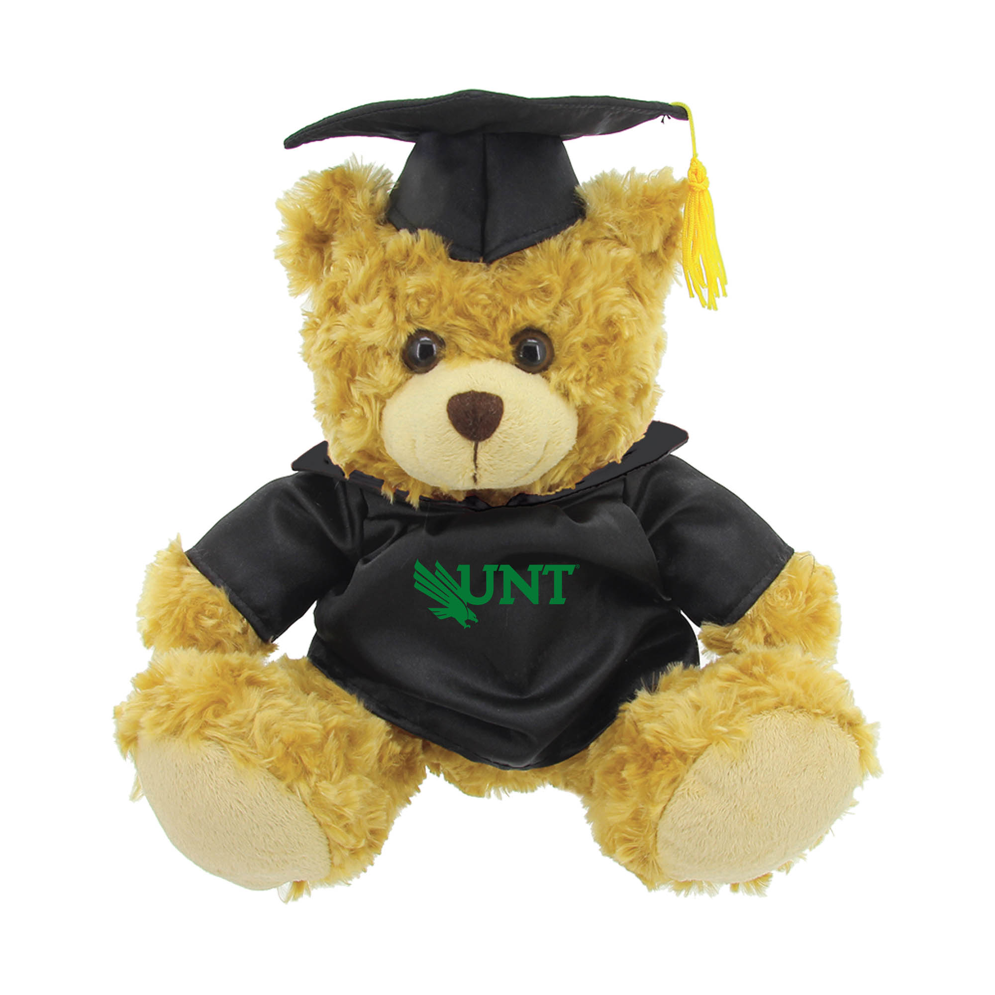 North Texas Mean Green 12'' Graduation Plush Bear