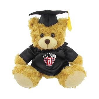 Radford Highlanders 12'' Graduation Plush Bear