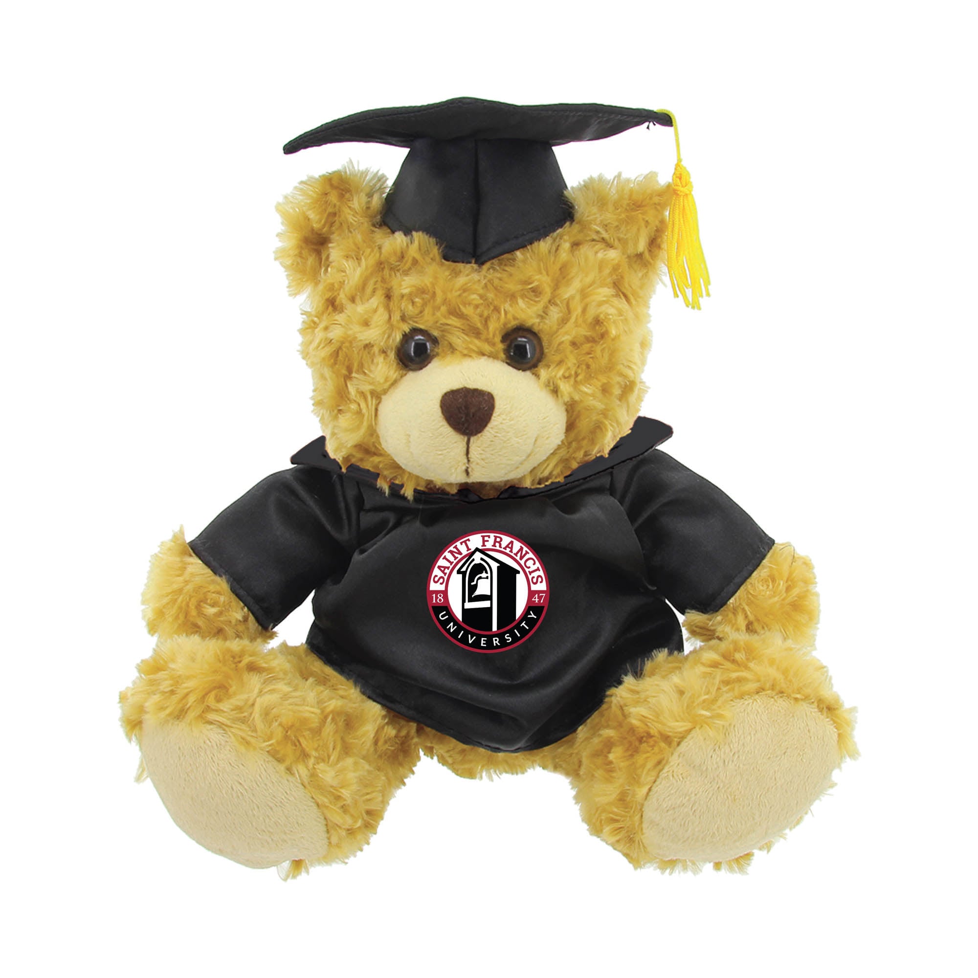 Saint Francis Red Flash 12'' Graduation Plush Bear