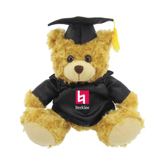 Berklee College of Music 12'' Graduation Plush Bear