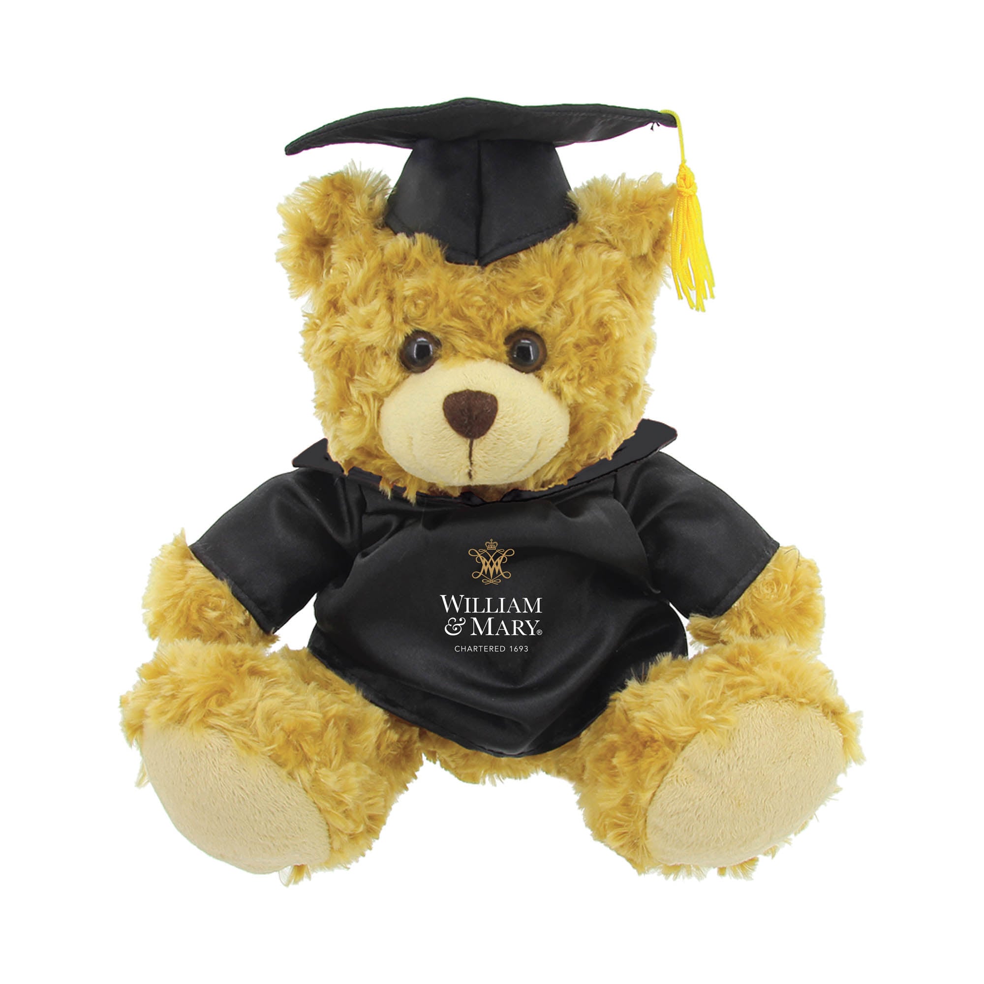 William & Mary Tribe 12'' Graduation Plush Bear
