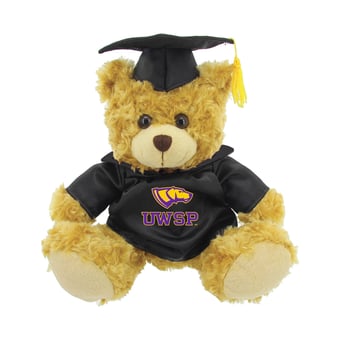 Wisconsin-Stevens Point Pointers 12'' Graduation Plush Bear