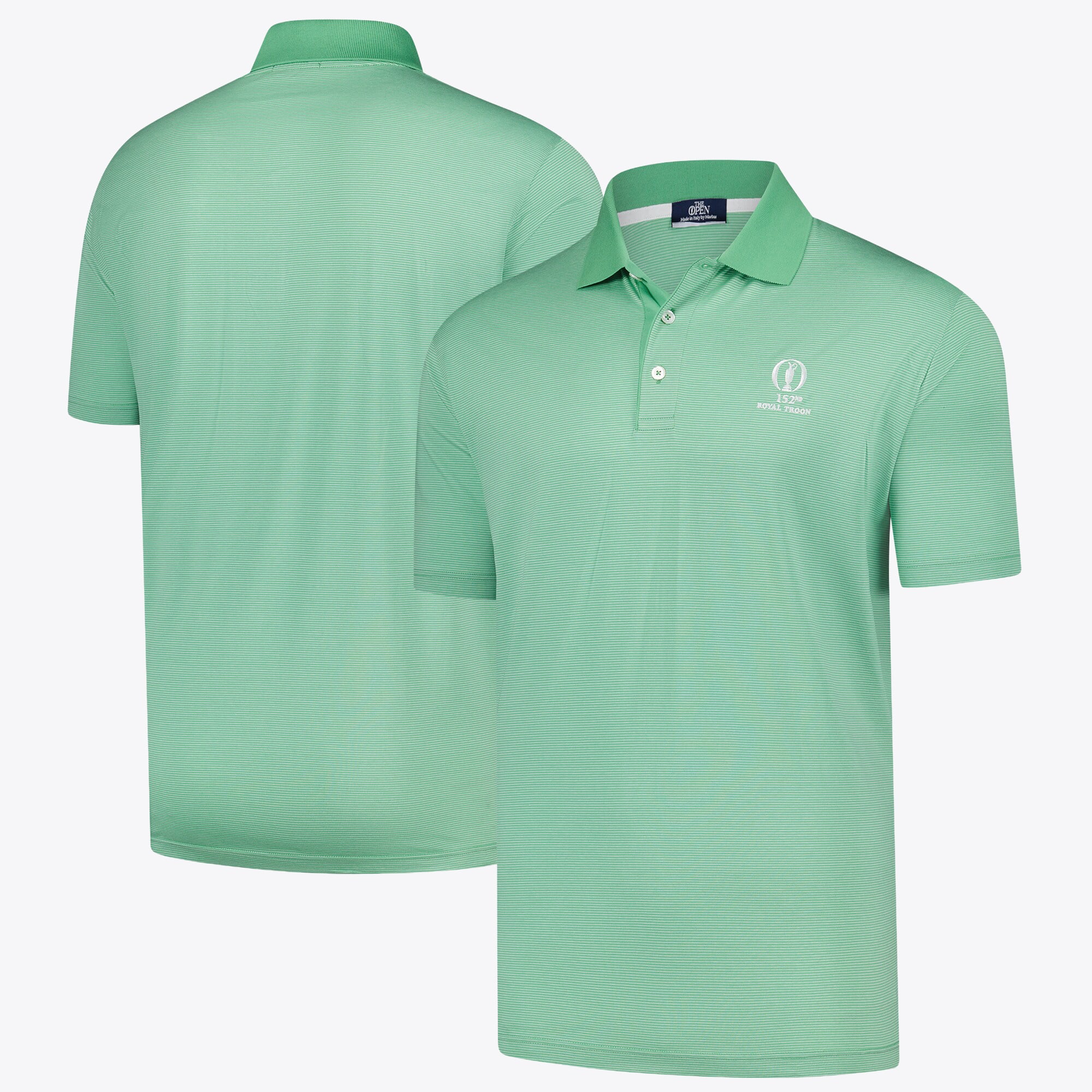Polo The 152nd Open Royal Troon Marbas Massa Stripe - Menta