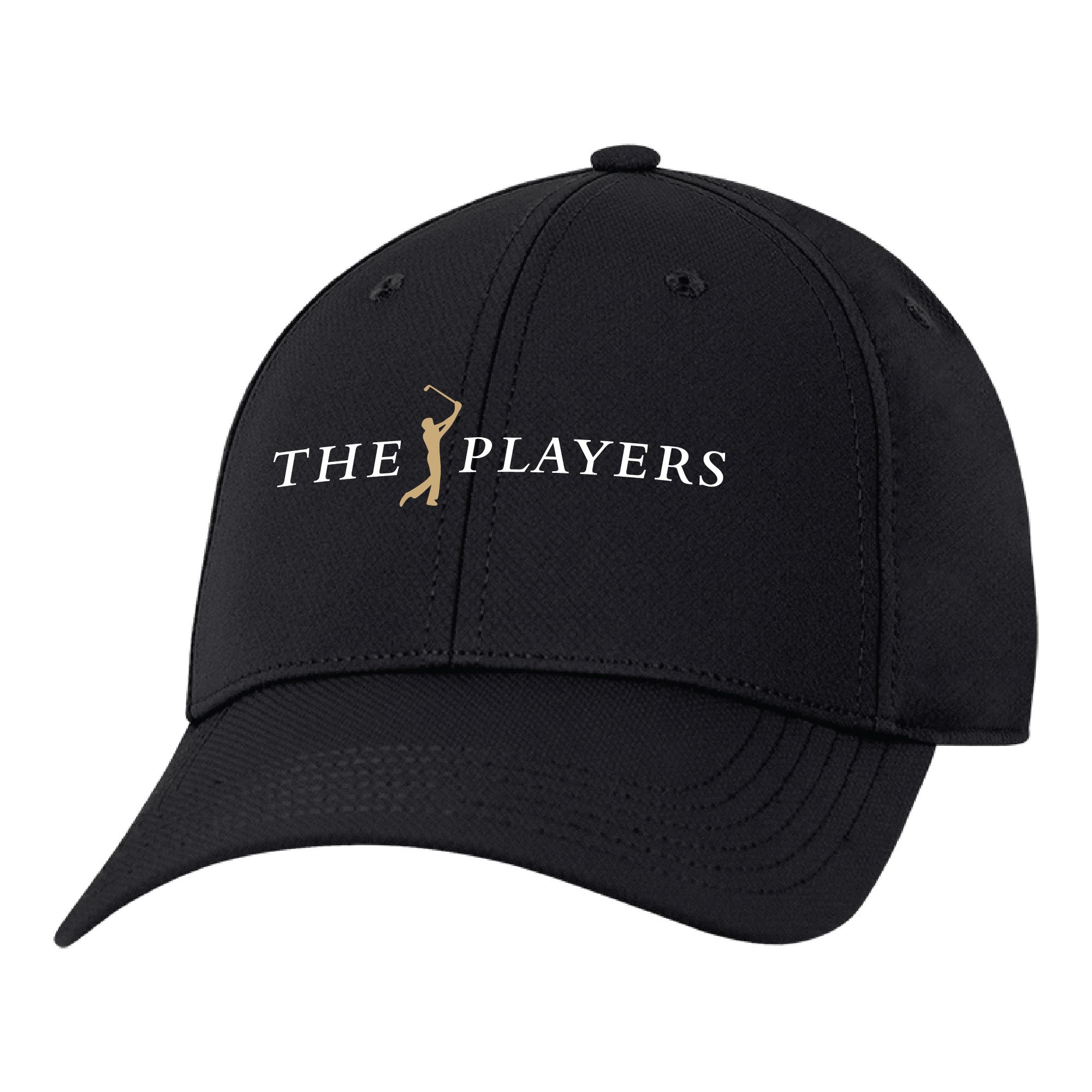 Men's THE PLAYERS  Ahead Black  Stratus Structured Ultimate Fit Adjustable Hat
