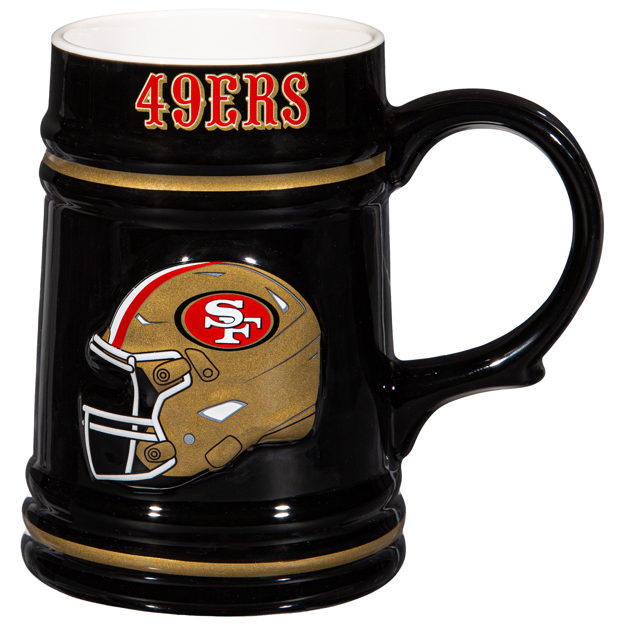 San Francisco 49ers 24oz. Ceramic Stein Cup with Gift Box San Francisco 49ers 24oz. Ceramic Stein Cup with Gift Box