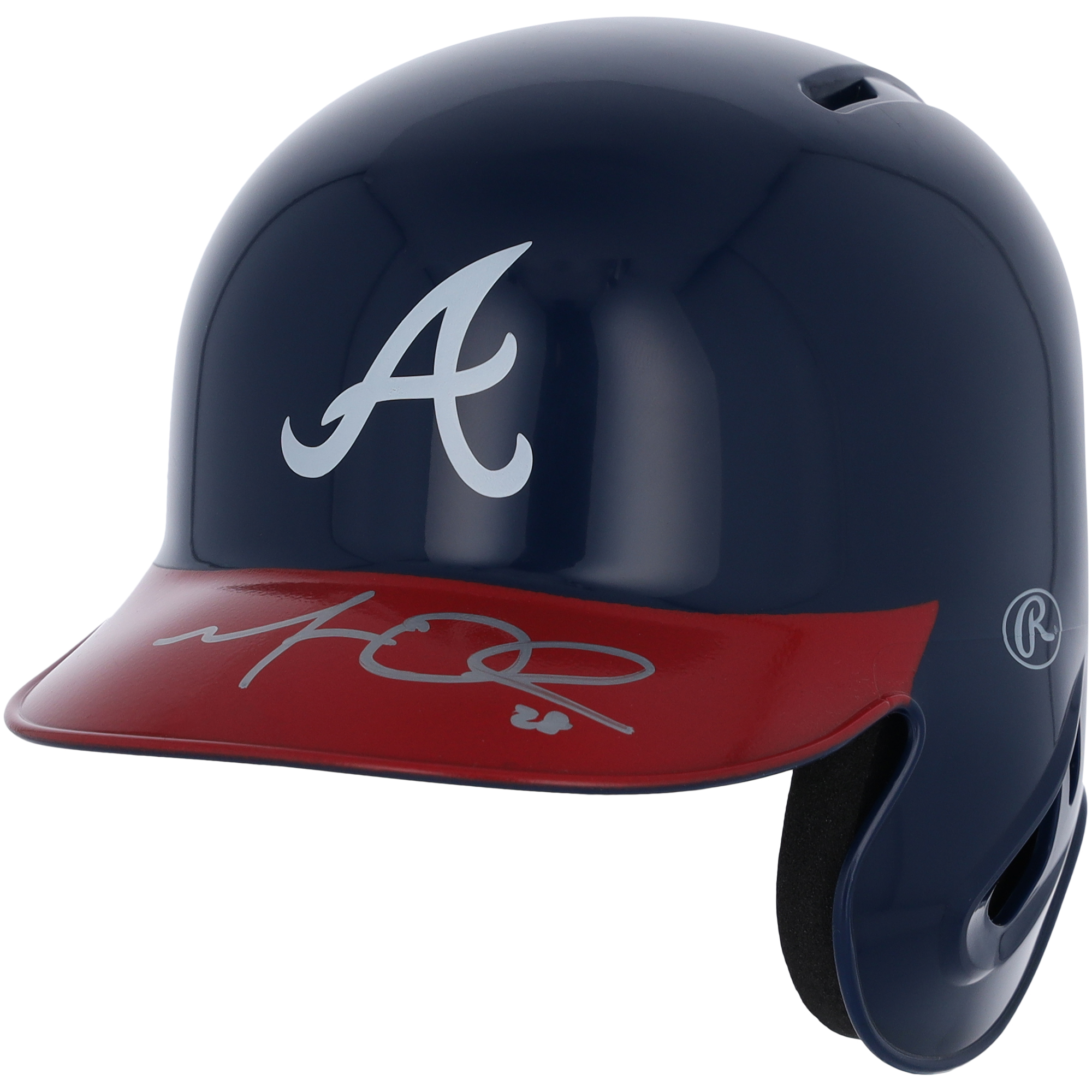Matt Olson Atlanta Braves Autographed Mini Batting Helmet