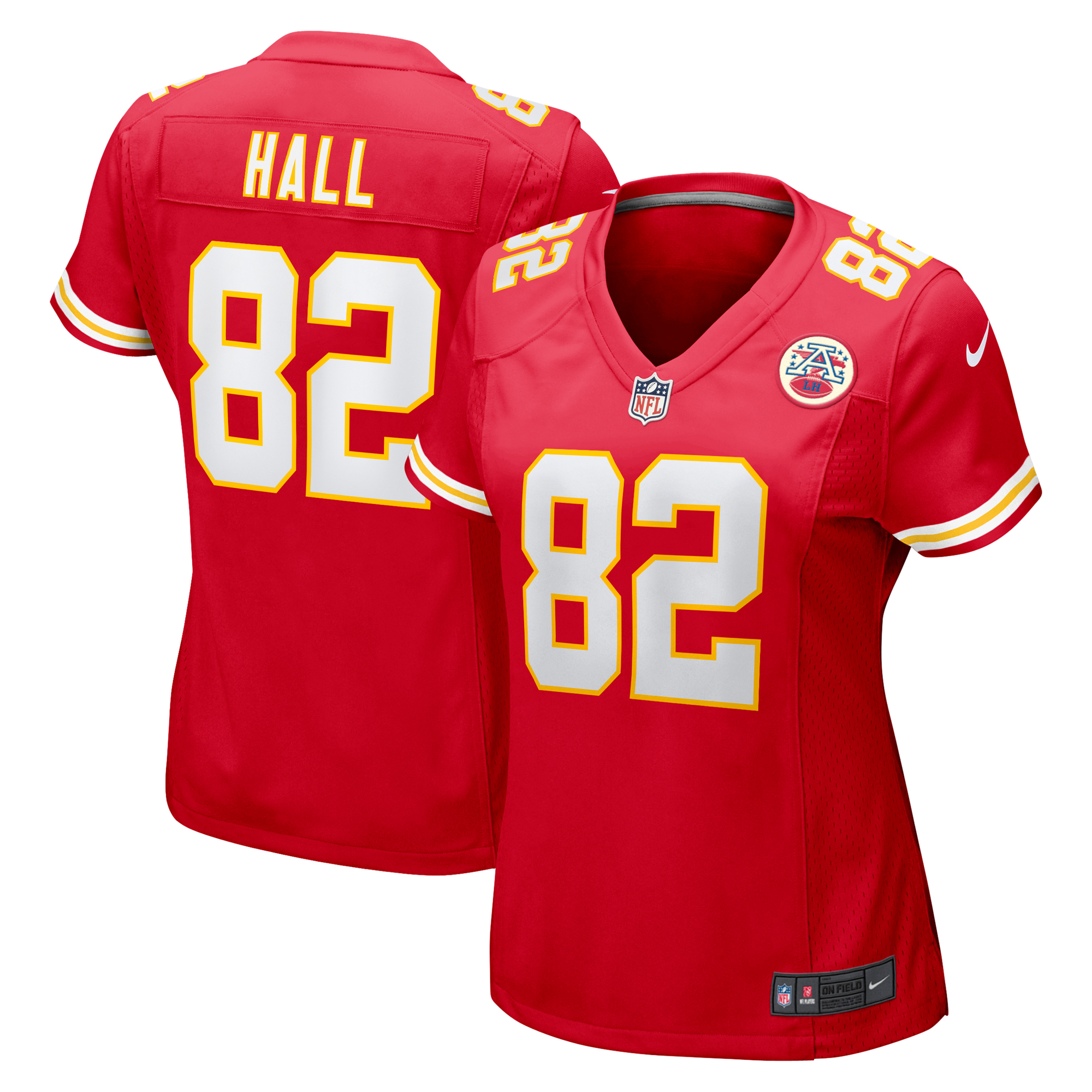 Women's Nike Dante Hall Red Kansas City Chiefs Retired Player Game Jersey