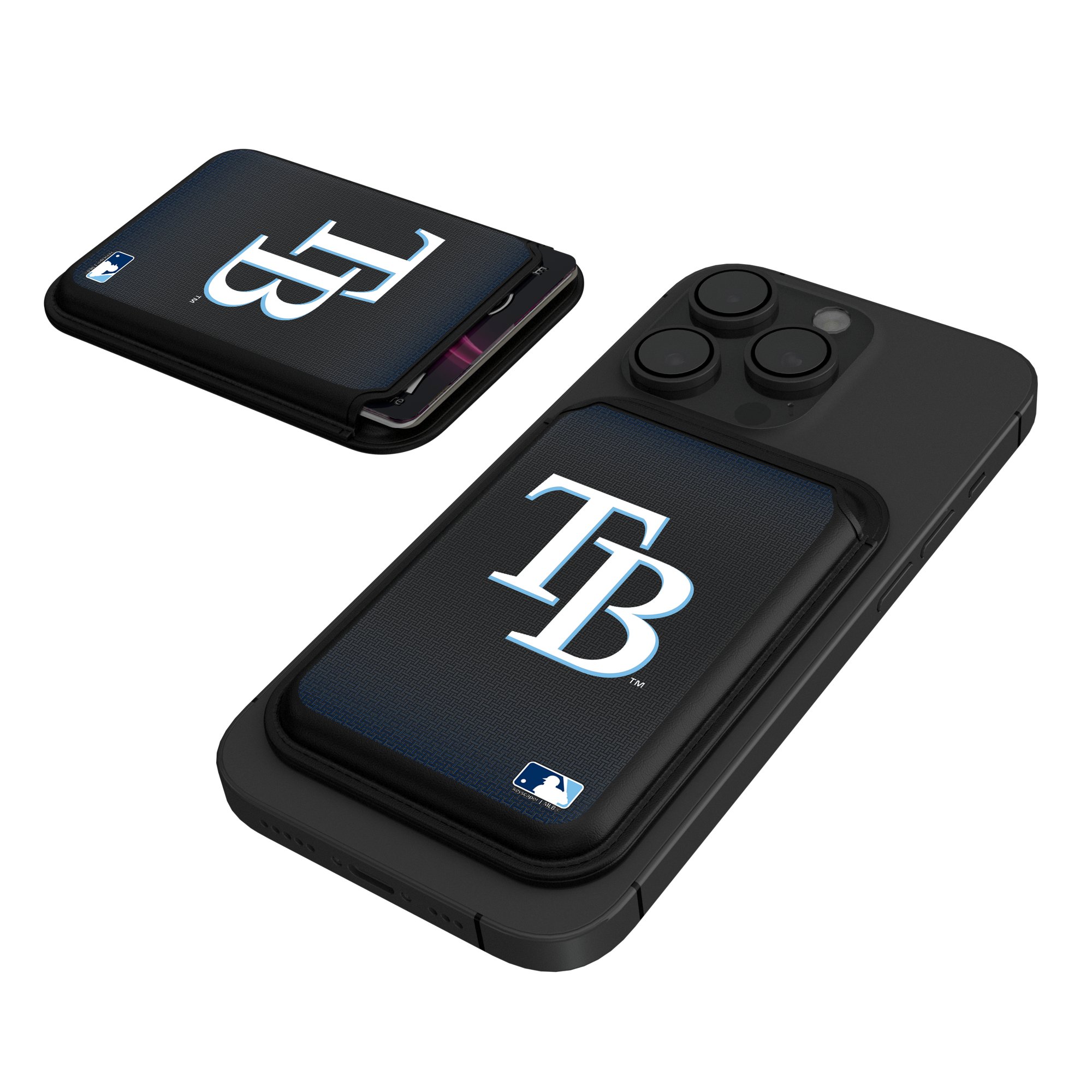 Keyscaper Tampa Bay Rays Magnetic Credit Card Wallet