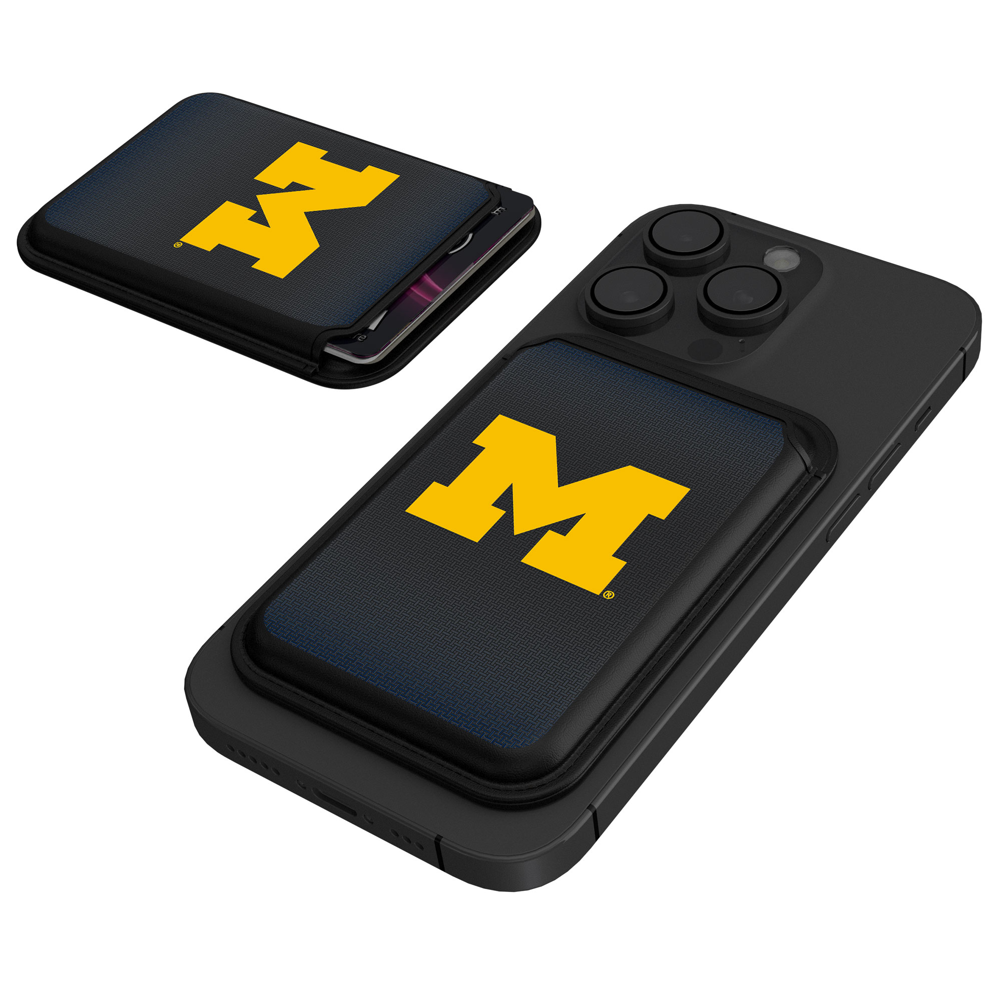 Keyscaper Michigan Wolverines Magnetic Credit Card Wallet