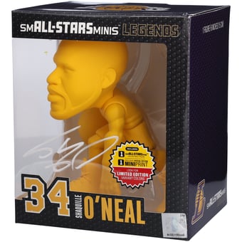Shaquille O'Neal Los Angeles Lakers Autographed smALL-STARS Gold Chase Variant 6" Vinyl Figurine