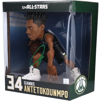 Giannis Antetokounmpo Milwaukee Bucks Autographed smALL-STARS 12" Vinyl Figurine