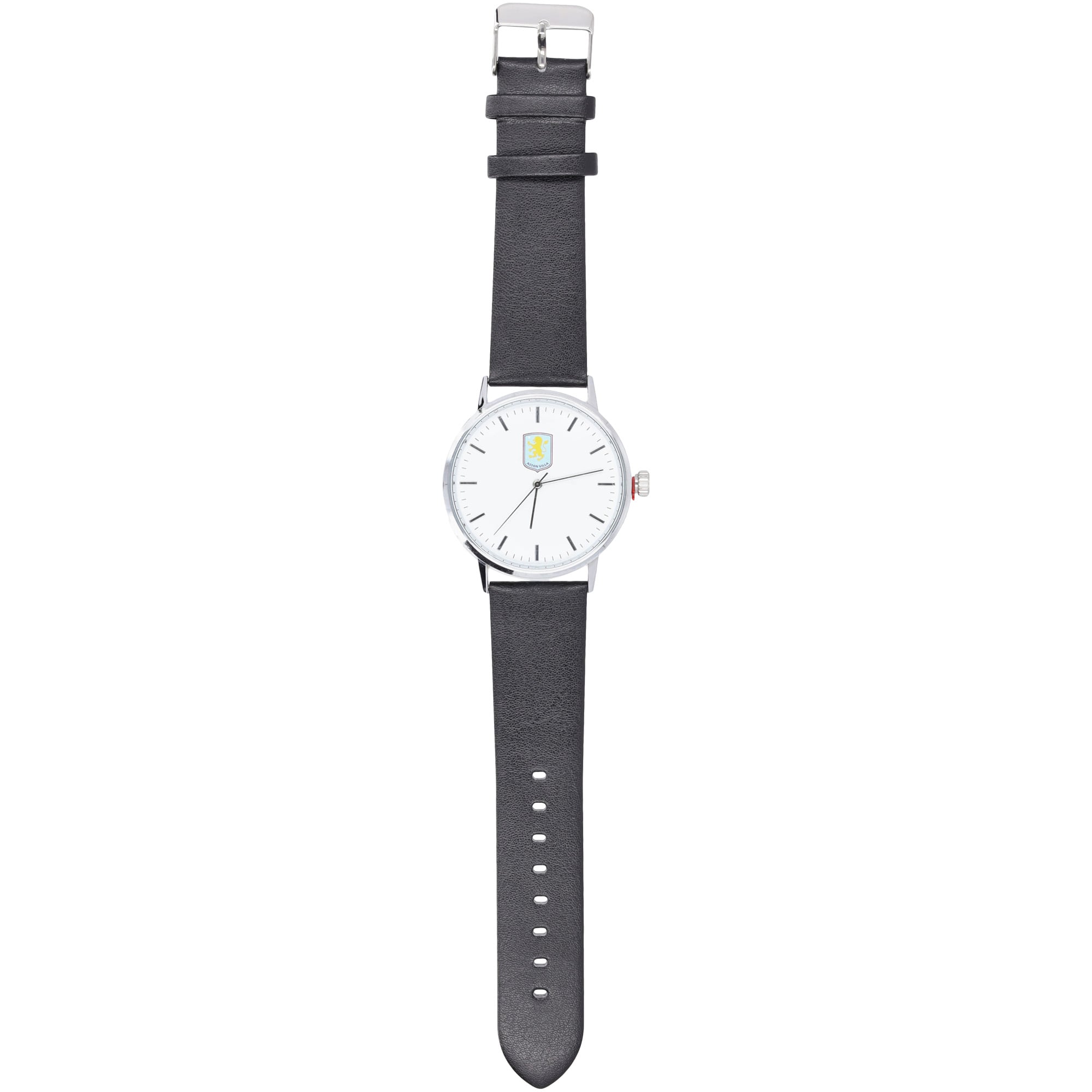 Montre classique avec bracelet en cuir Aston Villa