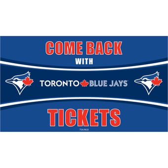 Toronto Blue Jays 28" x 16" Come Back With Tickets Indoor/Outdoor Trapper Mat