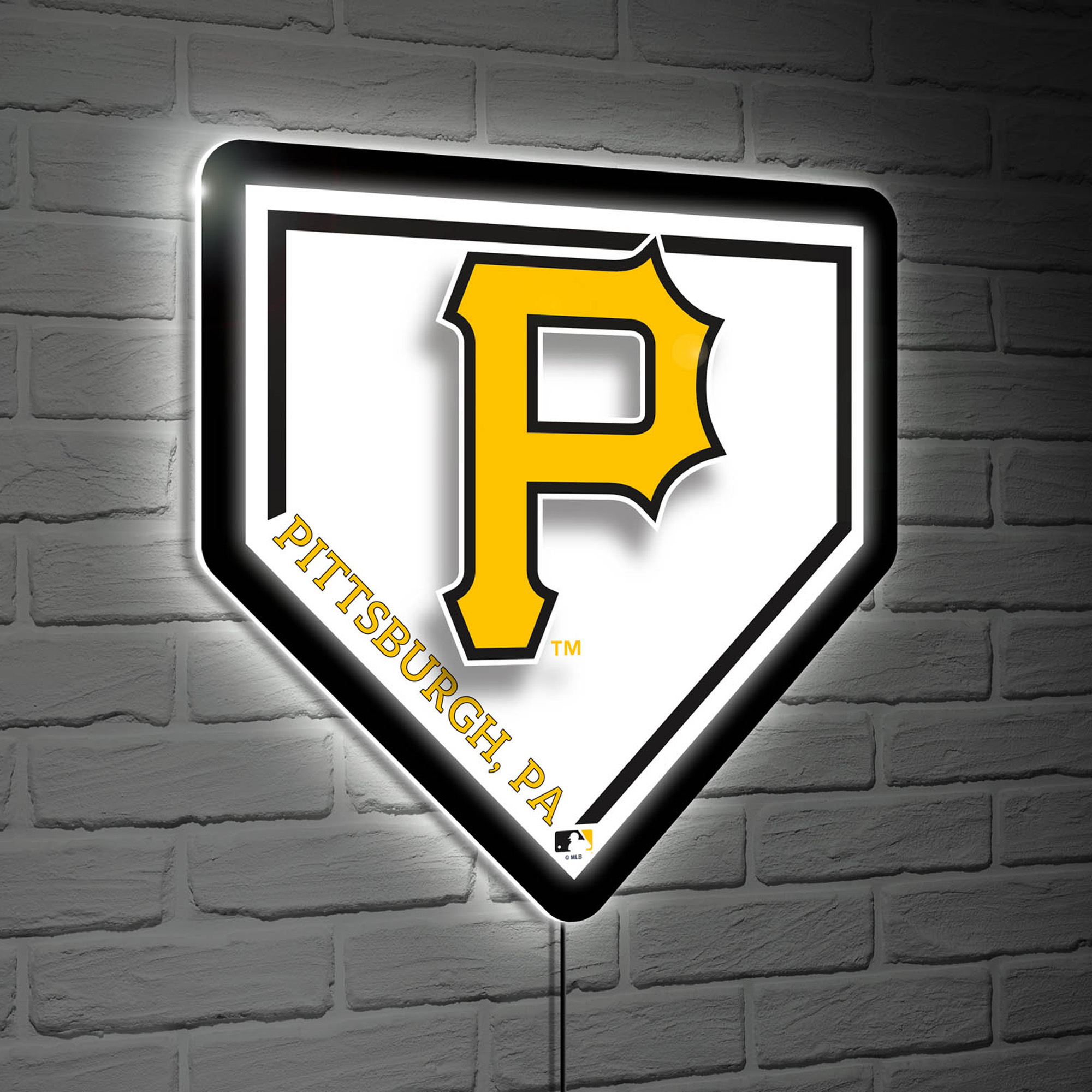 Pittsburgh Pirates LED Wall Home Plate