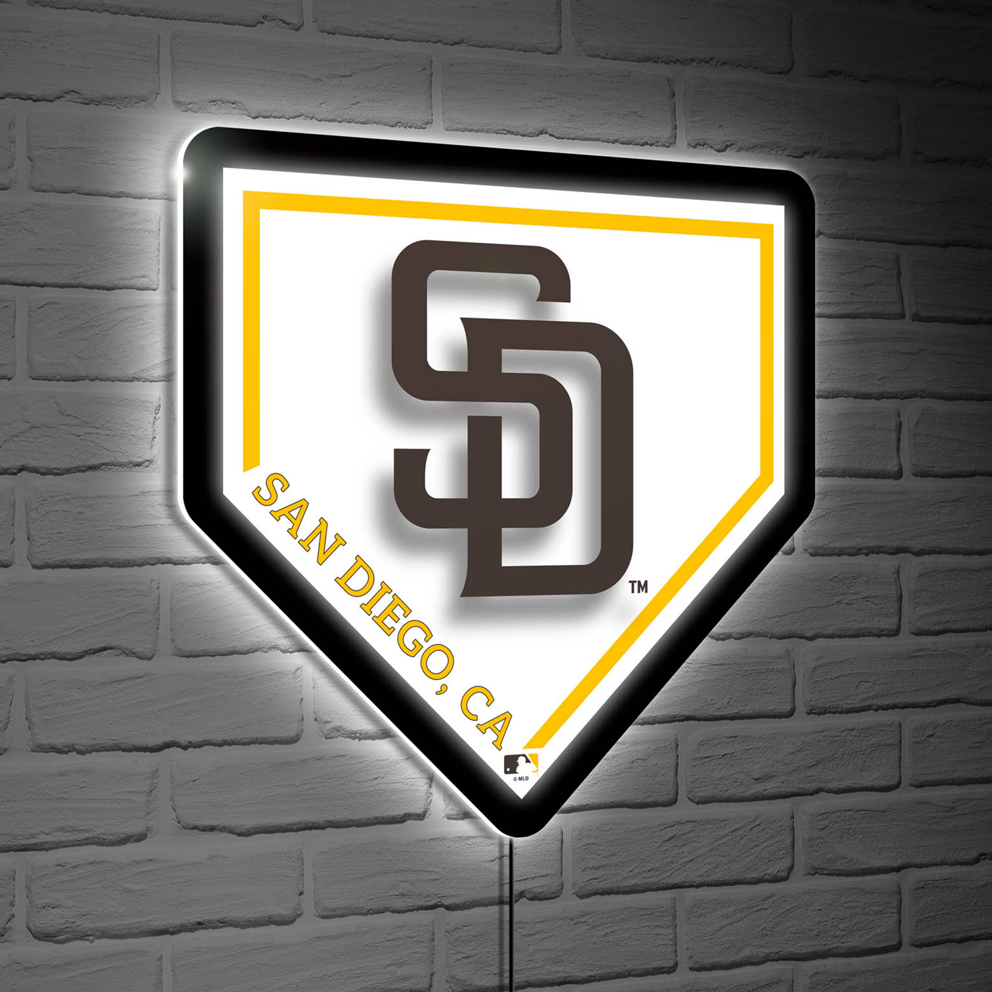 San Diego Padres LED Wall Home Plate San Diego Padres LED Wall Home Plate
