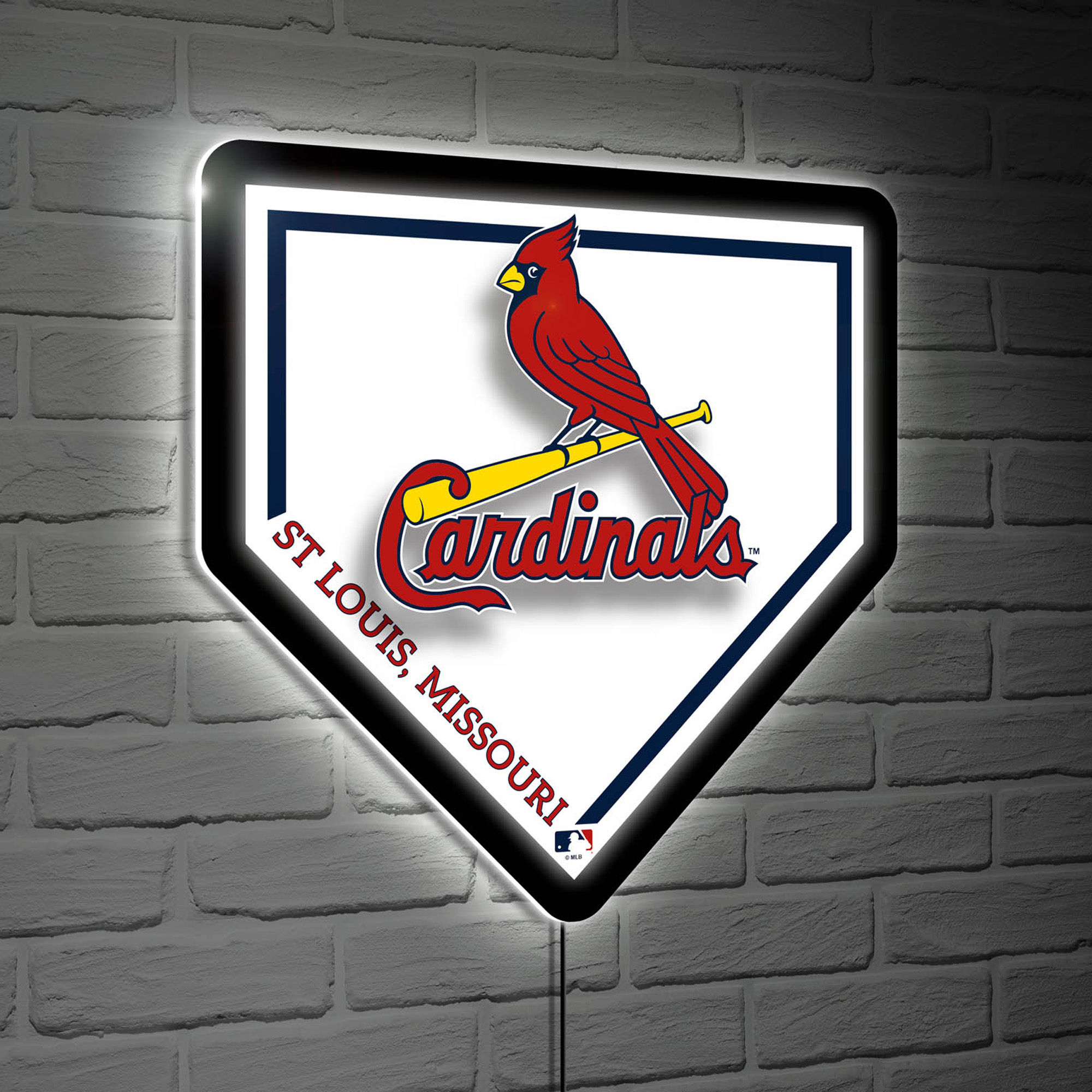 St. Louis Cardinals LED Wall Home Plate
