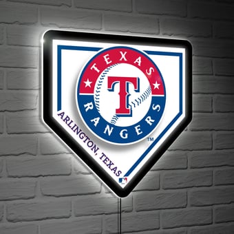 Texas Rangers LED Wall Home Plate