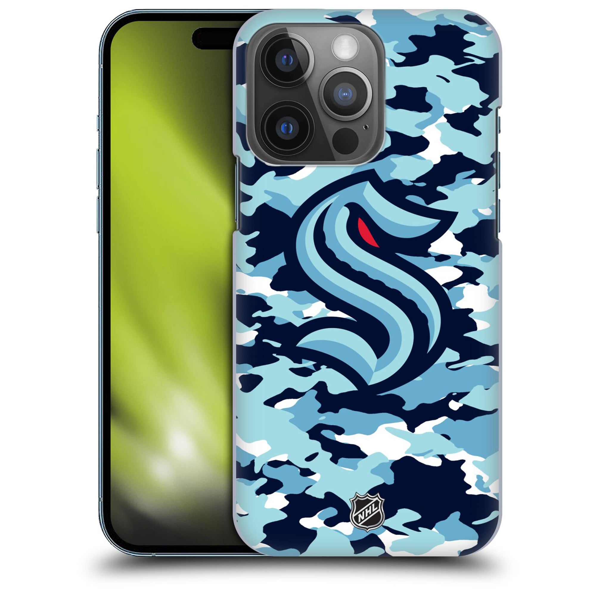 Seattle Kraken NHL Camouflage Graphic Phone Case - iPhone