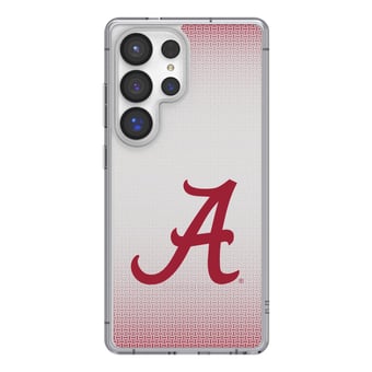 Alabama Crimson Tide Linen Logo Galaxy Clear Case