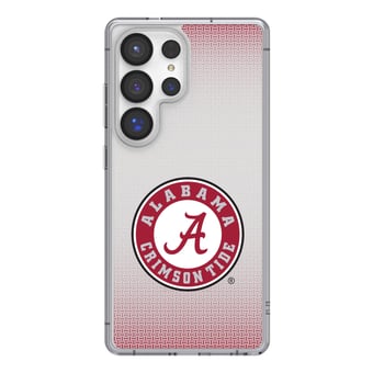 Alabama Crimson Tide Linen Logo Galaxy Clear Case