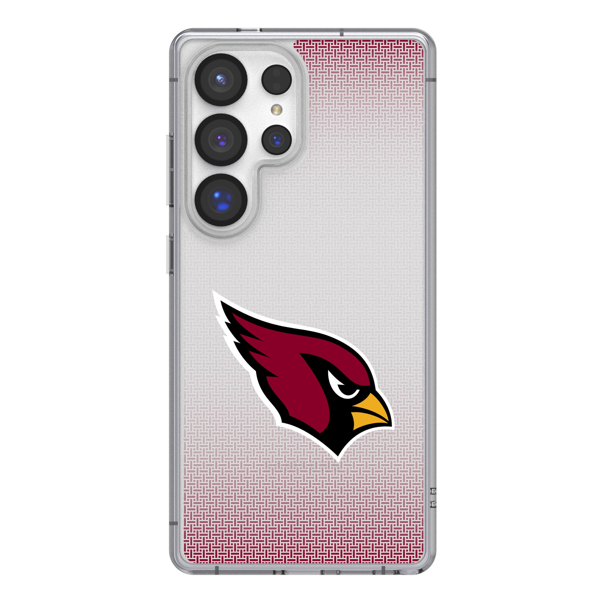 Arizona Cardinals Linen Logo Galaxy Clear Case