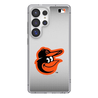 Baltimore Orioles Linen Logo Galaxy Clear Case