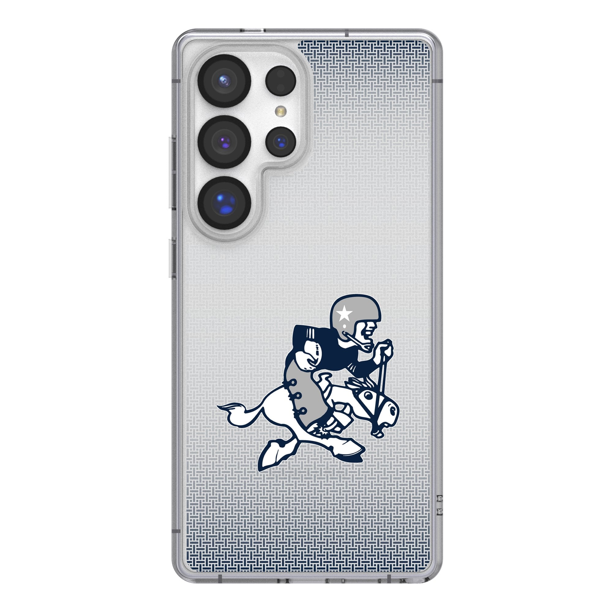 Dallas Cowboys Linen Logo Galaxy Clear Case
