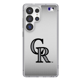 Colorado Rockies Linen Logo Galaxy Clear Case