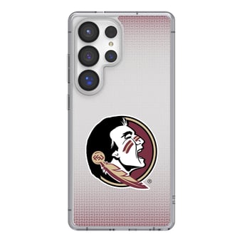 Florida State Seminoles Linen Logo Galaxy Clear Case