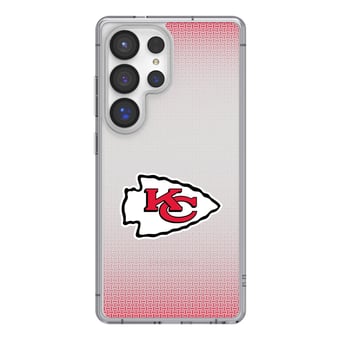 Kansas City Chiefs Linen Logo Galaxy Clear Case