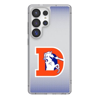 Denver Broncos Linen Logo Galaxy Clear Case