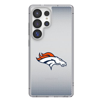 Denver Broncos Linen Logo Galaxy Clear Case