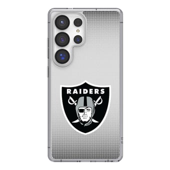 Las Vegas Raiders Linen Logo Galaxy Clear Case