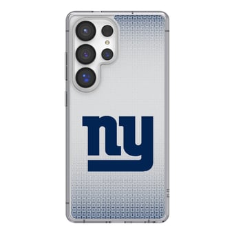 New York Giants Linen Logo Galaxy Clear Case