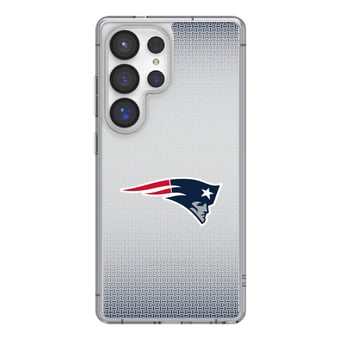 New England Patriots Linen Logo Galaxy Clear Case