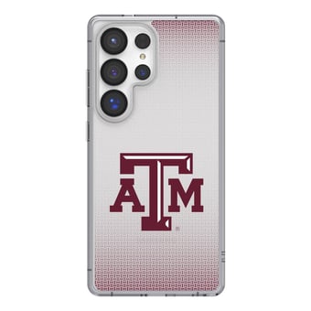 Texas A&M Aggies Linen Logo Galaxy Clear Case