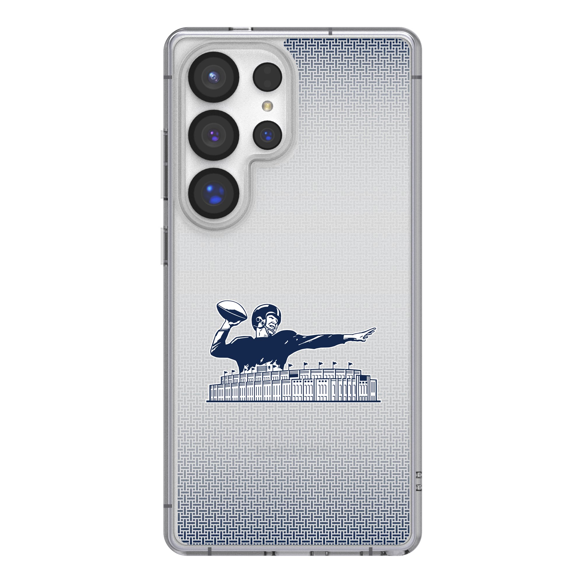 Keyscaper - NFL - New York Giants Linen Logo Galaxy Clear Case - S22 - Multicolor