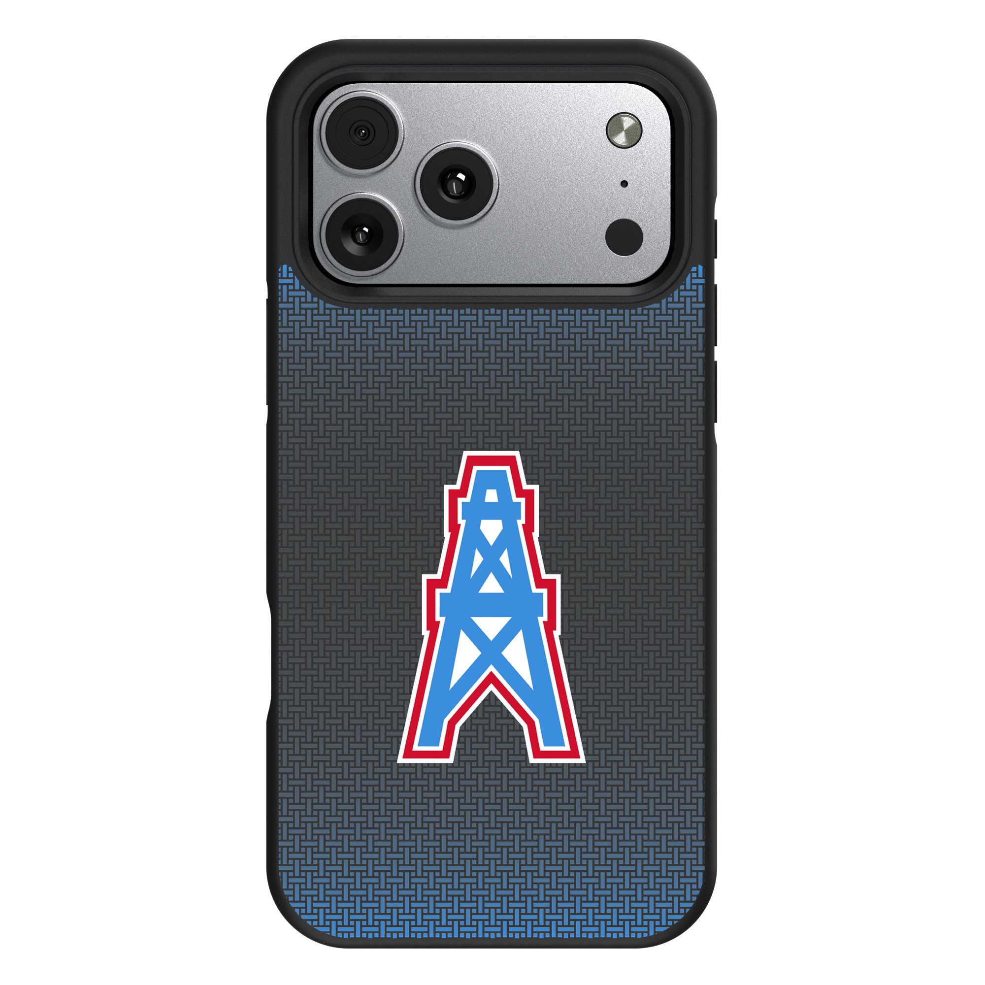 Keyscaper - Gridiron Classic Teams - Houston Oilers Bump Case with 8.2ft Drop Protection - 17 Air - Black