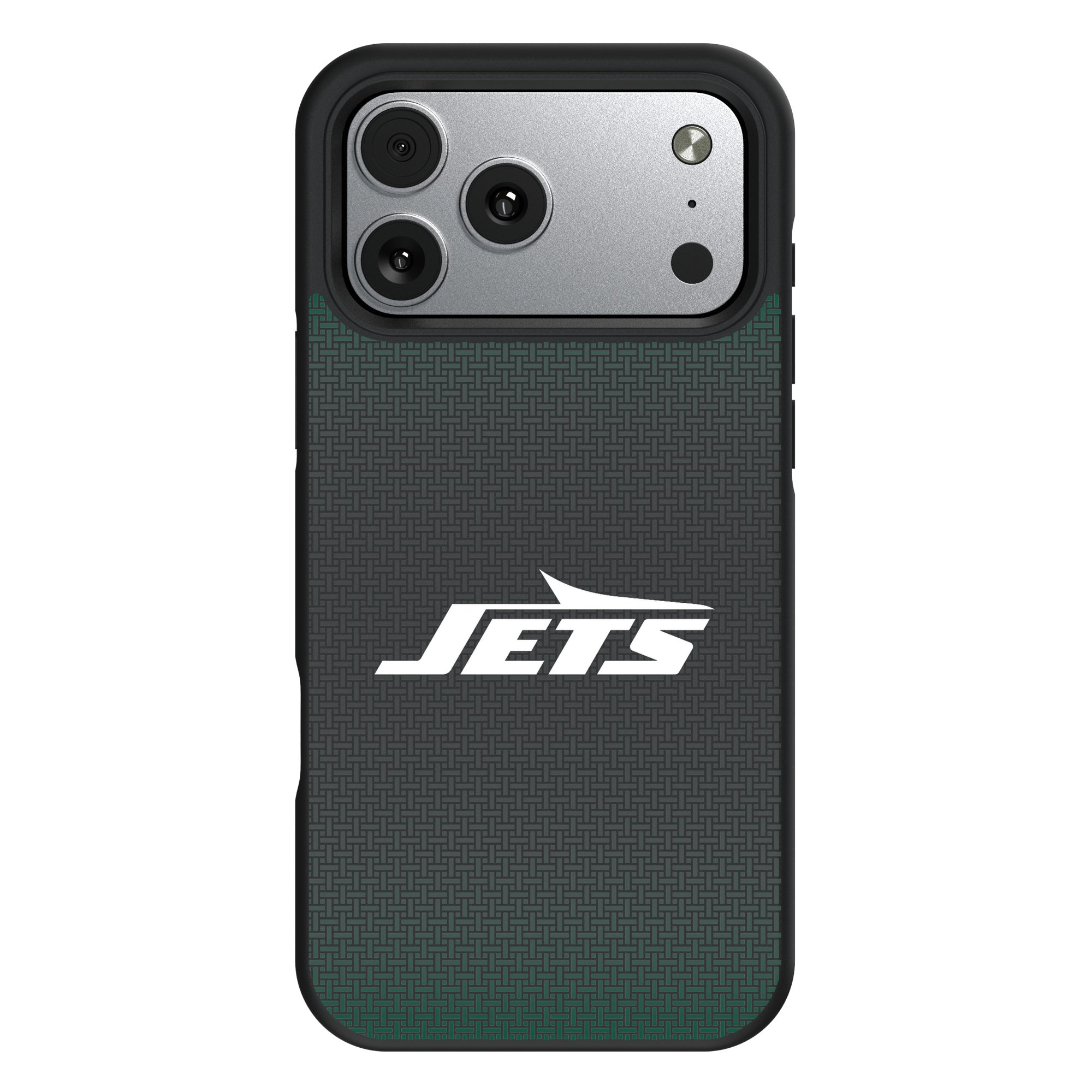 Keyscaper - NFL - New York Jets - Bump Case with 8.2ft Drop Protection - 15 Pro Max - Black