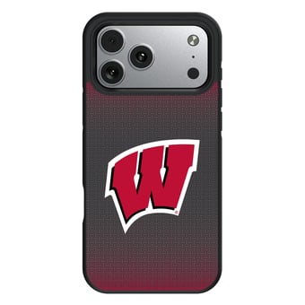 Keyscaper  Wisconsin Badgers  Bump Case with 8.2ft Drop Protection