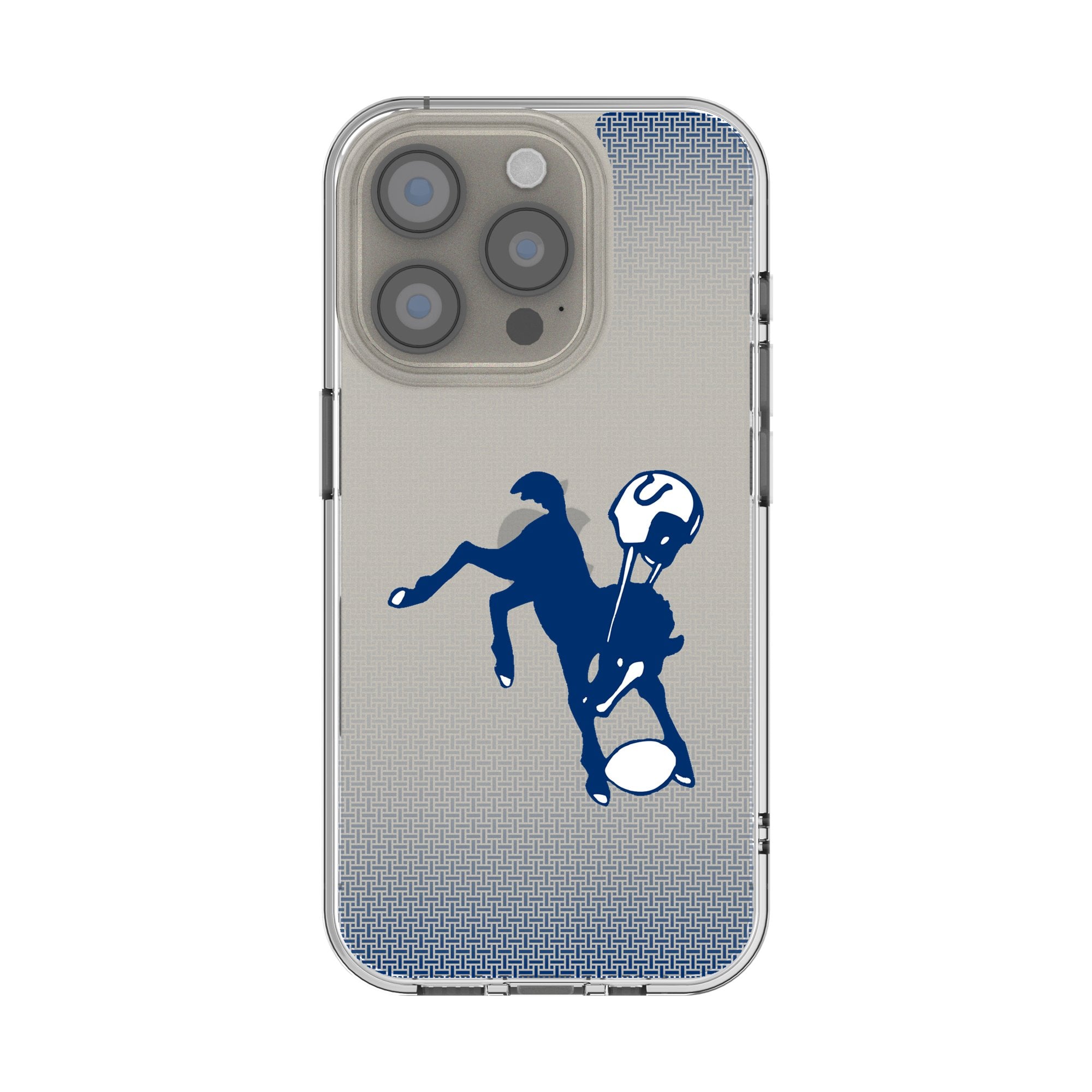 Baltimore Colts Linen Logo iPhone Clear Case