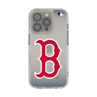 Boston Red Sox Linen Logo iPhone Clear Case
