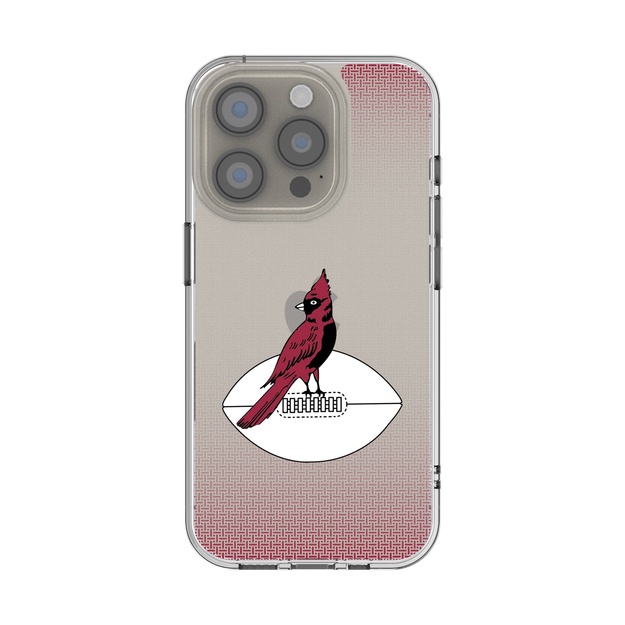 Chicago Cardinals Linen Logo iPhone Clear Case