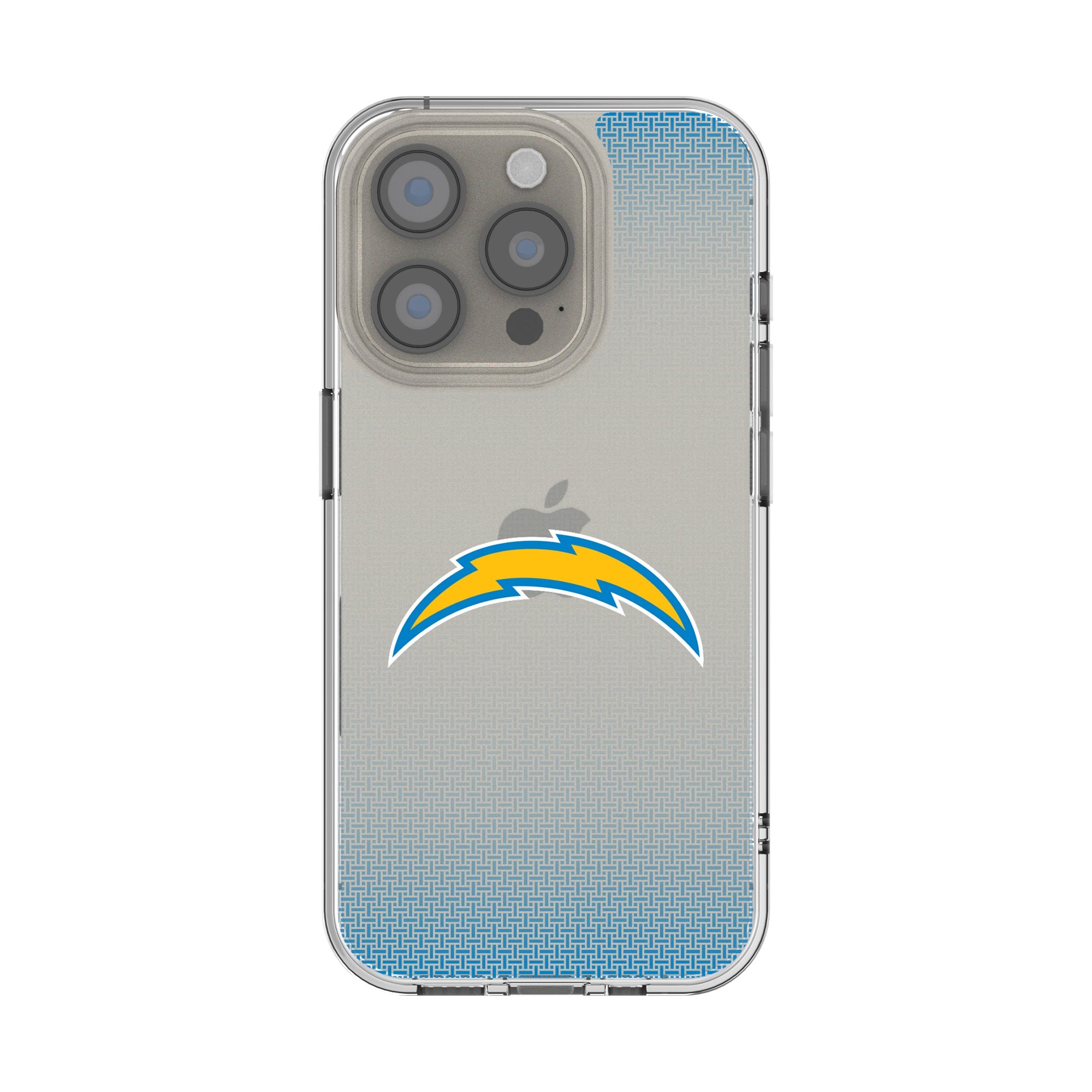 Los Angeles Chargers Linen Logo iPhone Clear Case Los Angeles Chargers Linen Logo iPhone Clear Case