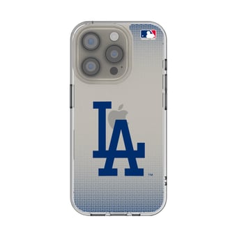 Los Angeles Dodgers Linen Logo iPhone Clear Case