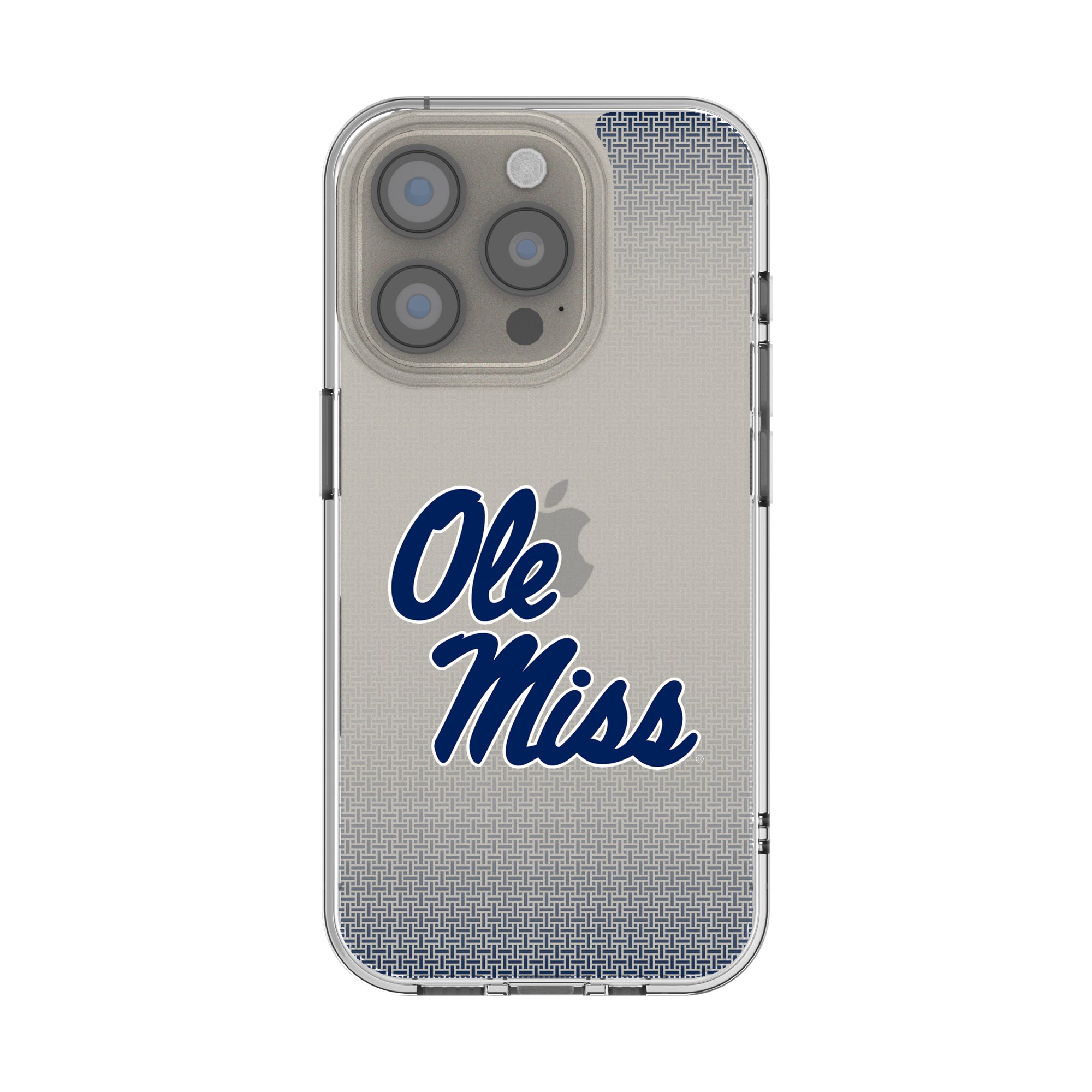 Ole Miss Rebels Linen Logo iPhone Clear Case Ole Miss Rebels Linen Logo iPhone Clear Case