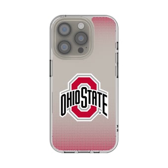 Ohio State Buckeyes Linen Logo iPhone Clear Case